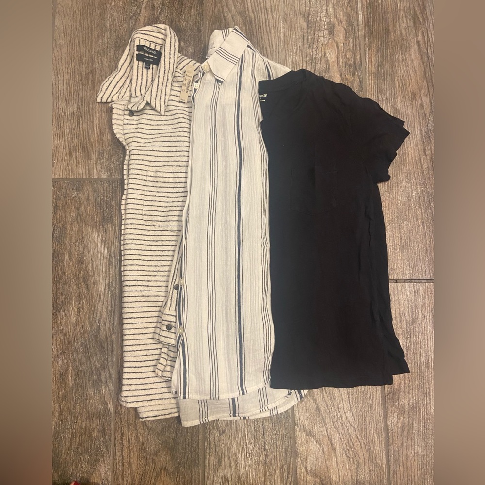 3 Madewell shirts